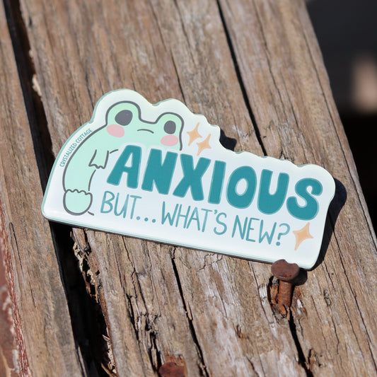 Anxious Frog Magnet