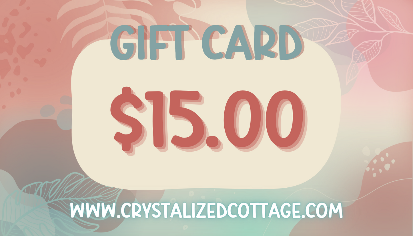 CRYSTALIZED GIFT CARD